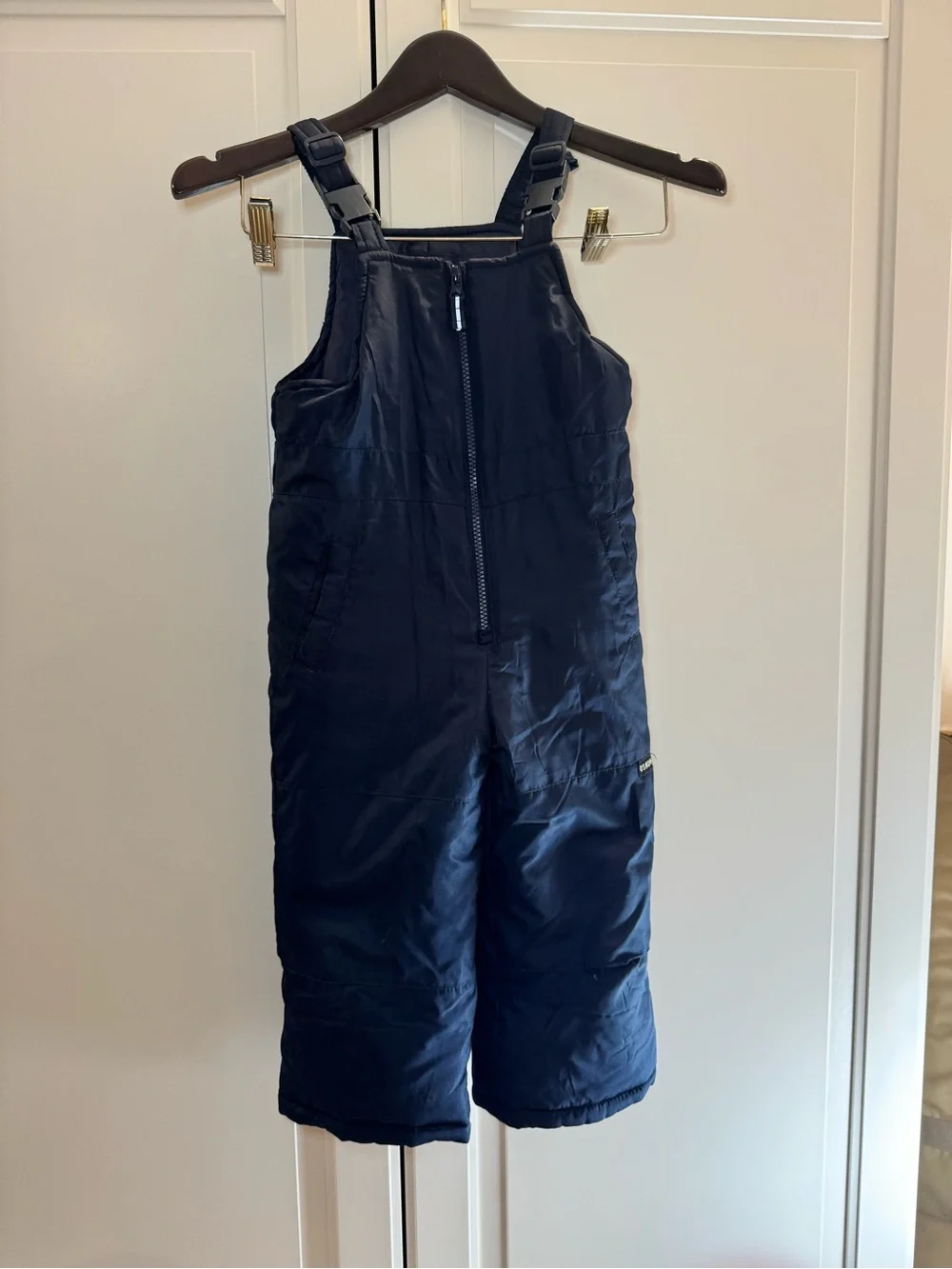 Kids Navy Insulated Snow Bib Overalls